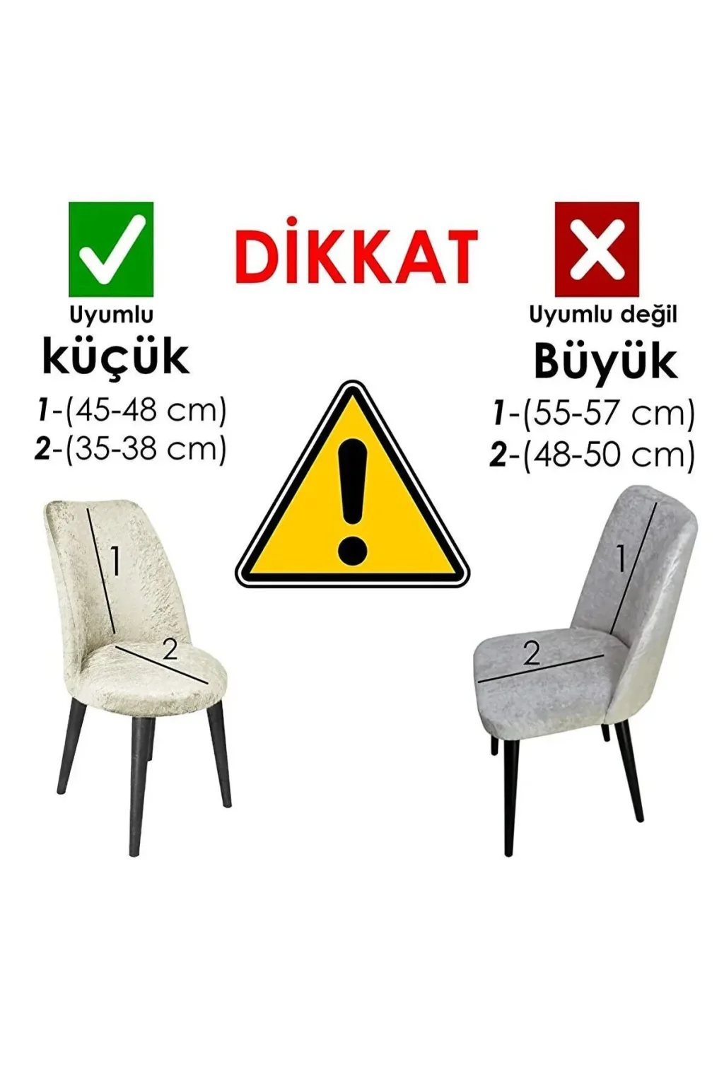 Oval Sandalye Örtüsü Jakar Kumaş Krem rengi