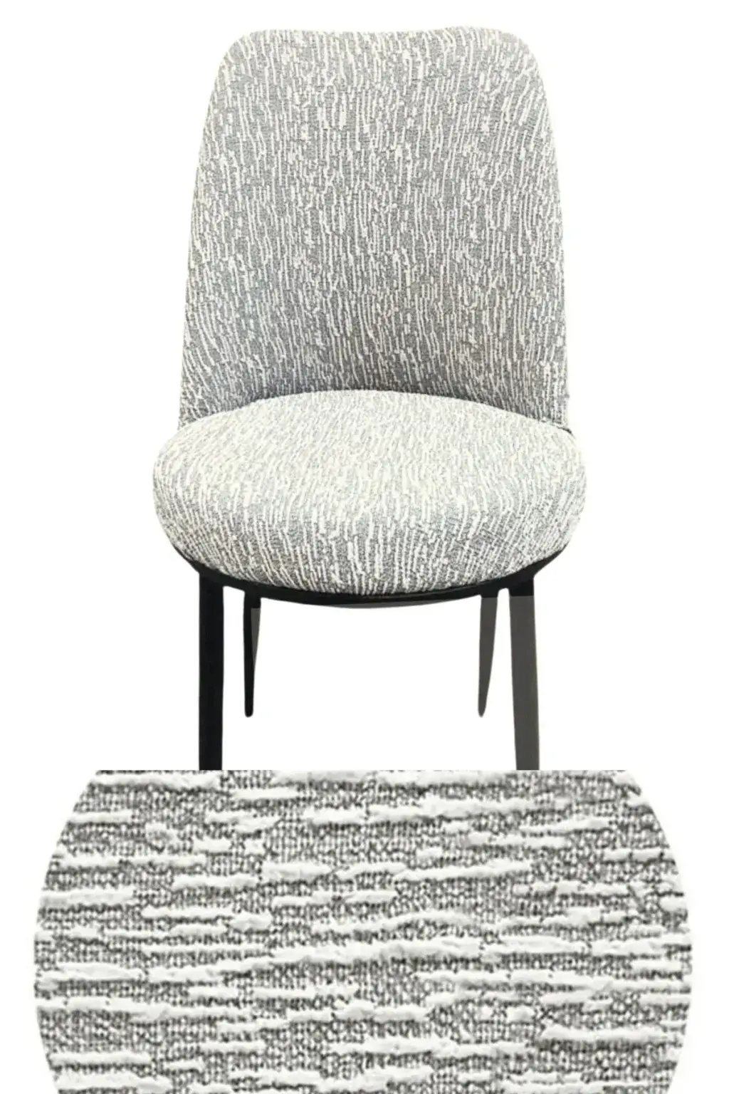 Oval Sandalye Örtüsü Jakar Kumaş detayları