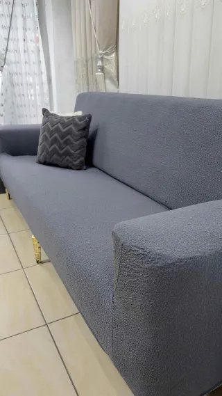 Antrasit Bohem Koltuk Örtüsü