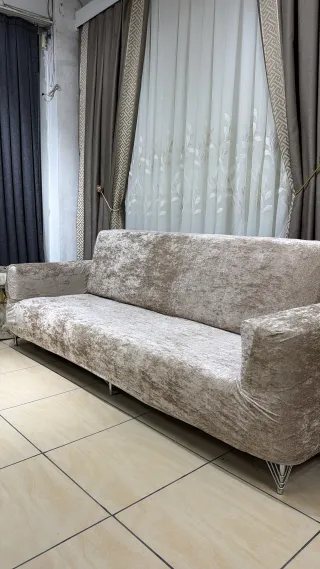 Vizon Kadife Koltuk Örtüsü